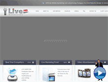 Tablet Screenshot of ilivemarketing.com